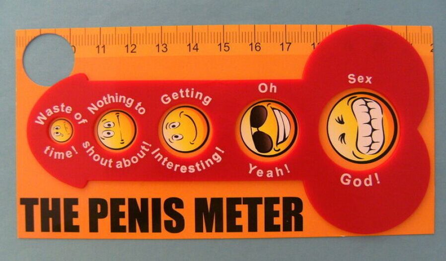 Visitor for measuring the male penis