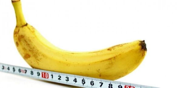 measuring a banana in the shape of a penis and ways to grow it